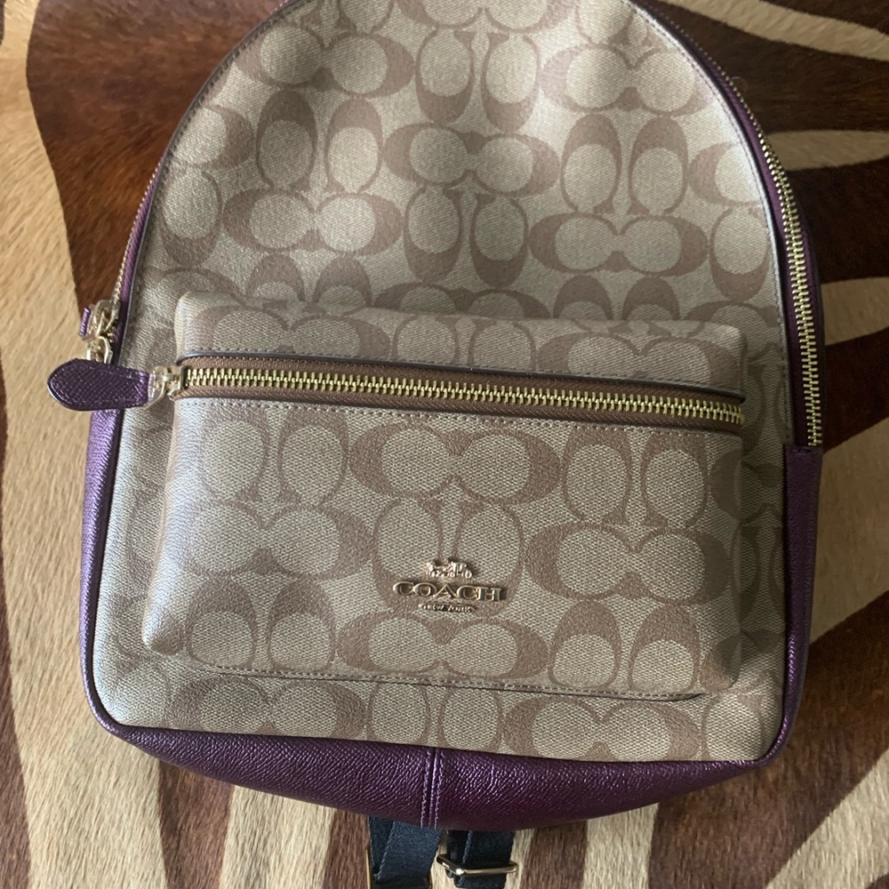 Coach Backpack In Signature Canvas